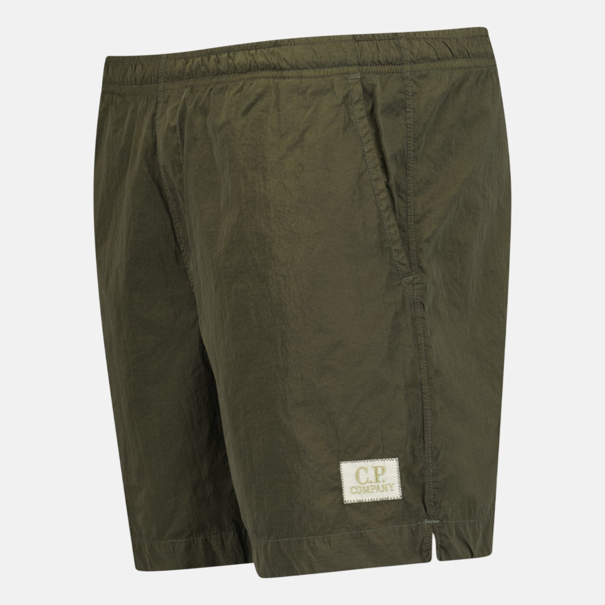 CP Company Chrome R Swim Shorts Khaki | Studio DOS