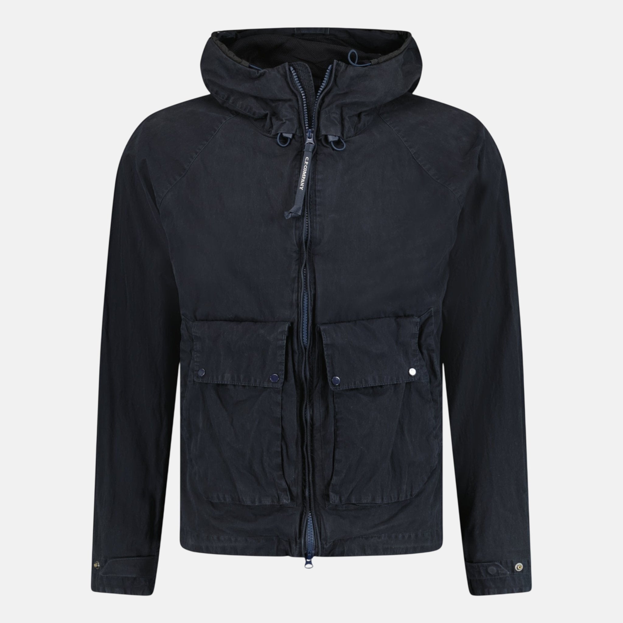CP Company CP Company 50 Fili Gum Goggle Hood Jacket Navy | Studio DOS