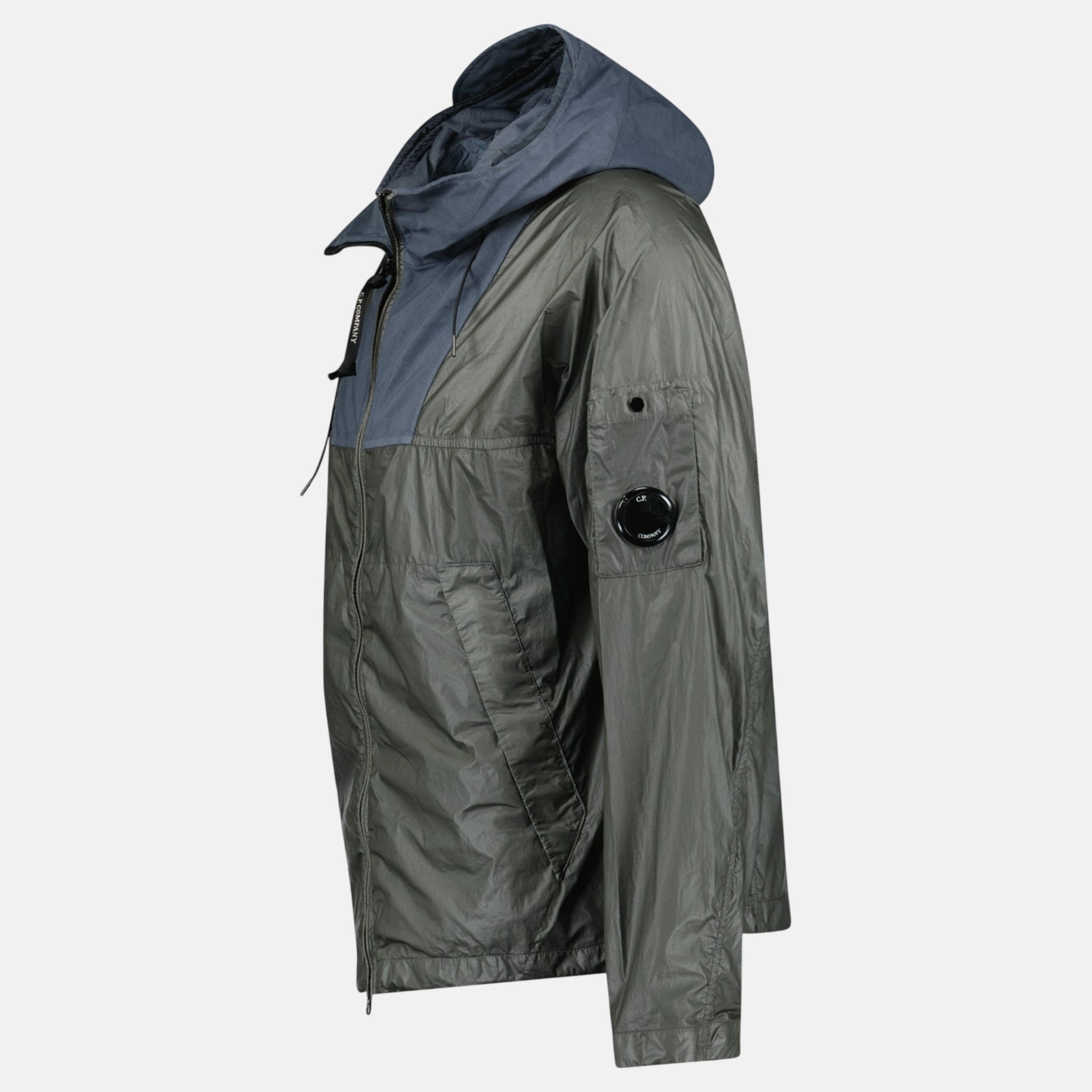 CP Company CS II Mixed Hooded Lens Jacket Smoked Pearl | Studio DOS