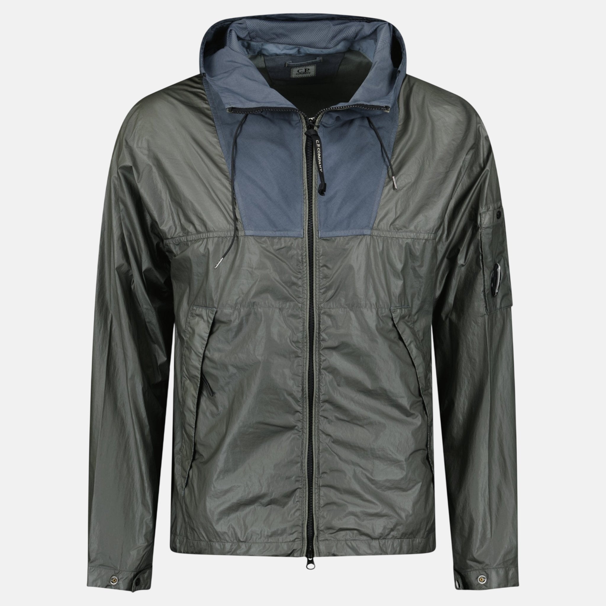 CP Company CS II Mixed Hooded Lens Jacket Smoked Pearl | Studio DOS