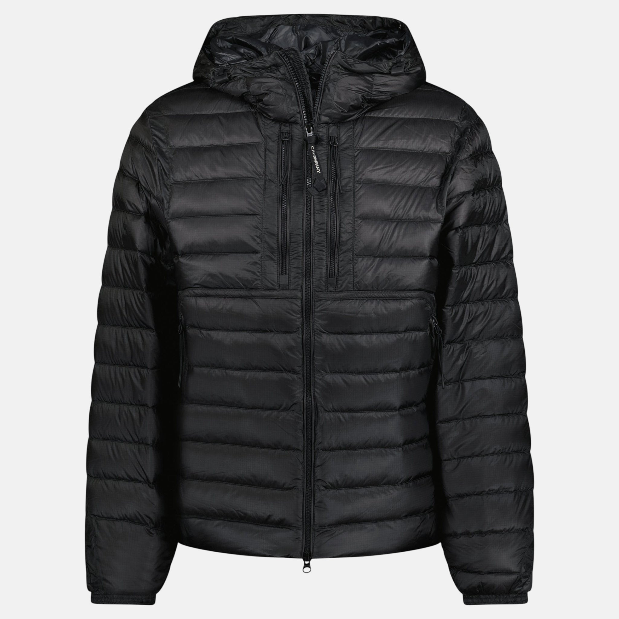 CP Company D.D. Padded Goggle Down Jacket Black | Studio DOS