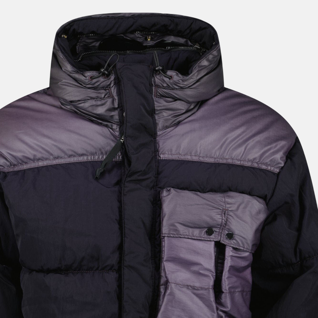 CP Company Eco Chrome R Mixed Goggle Down Jacket Nightshade | Studio DOS