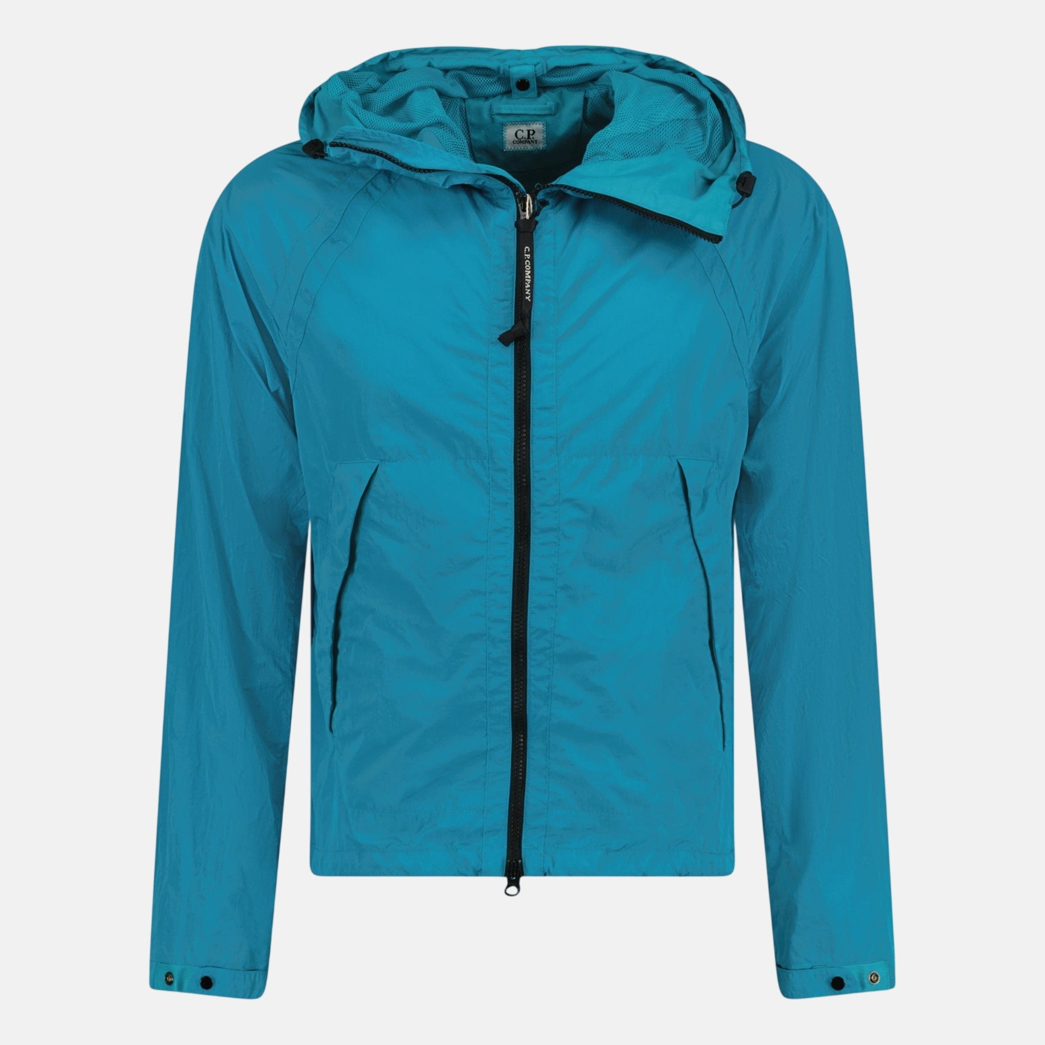 CP Company Goggle Hood Chrome Jacket Turquoise | Studio DOS