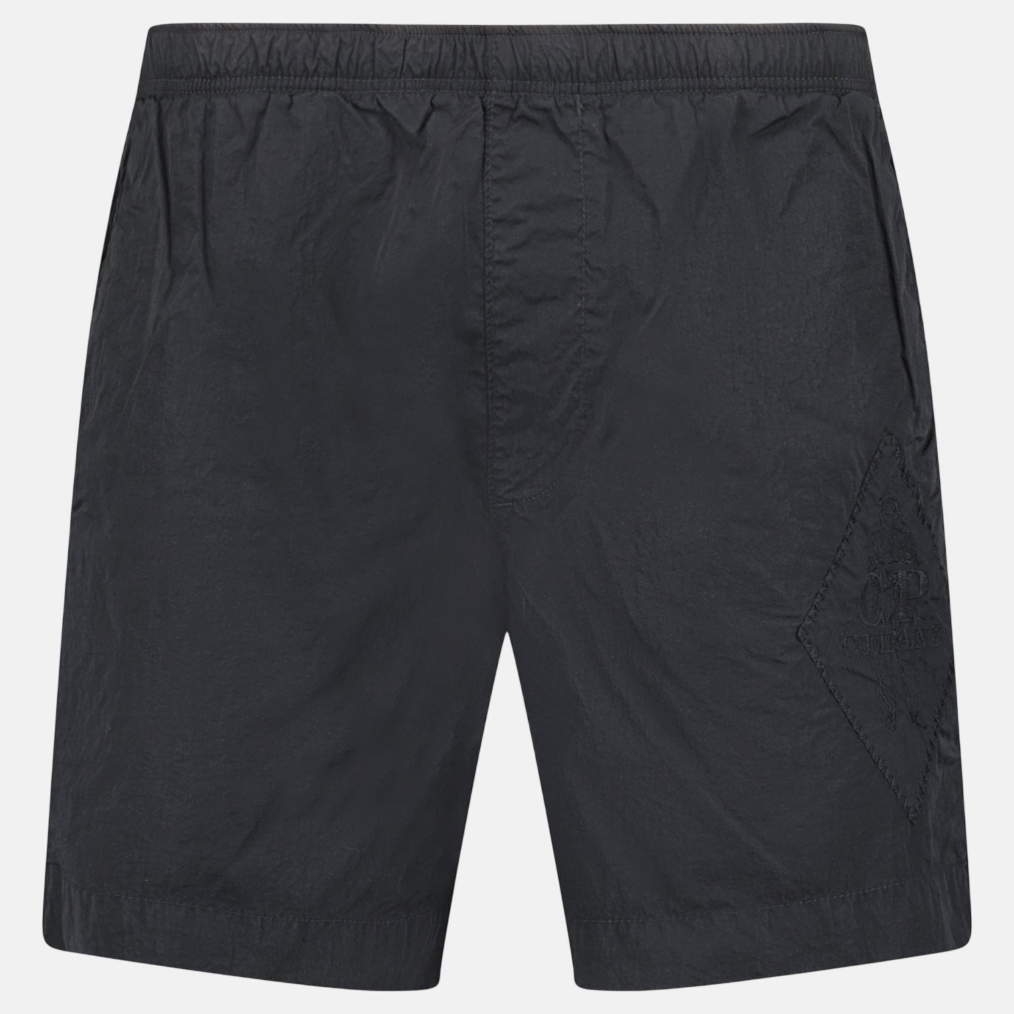 CP Company Logo - Embroidered Swim Shorts Black | Studio DOS
