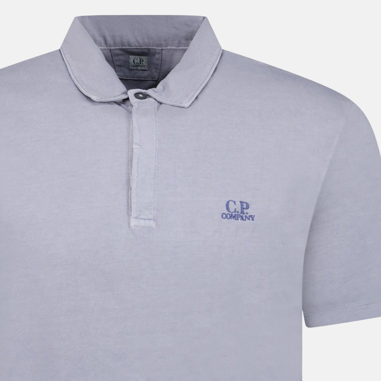 CP Company Short Sleeve Jersey 1020 Polo Shirt Lavender | Studio DOS