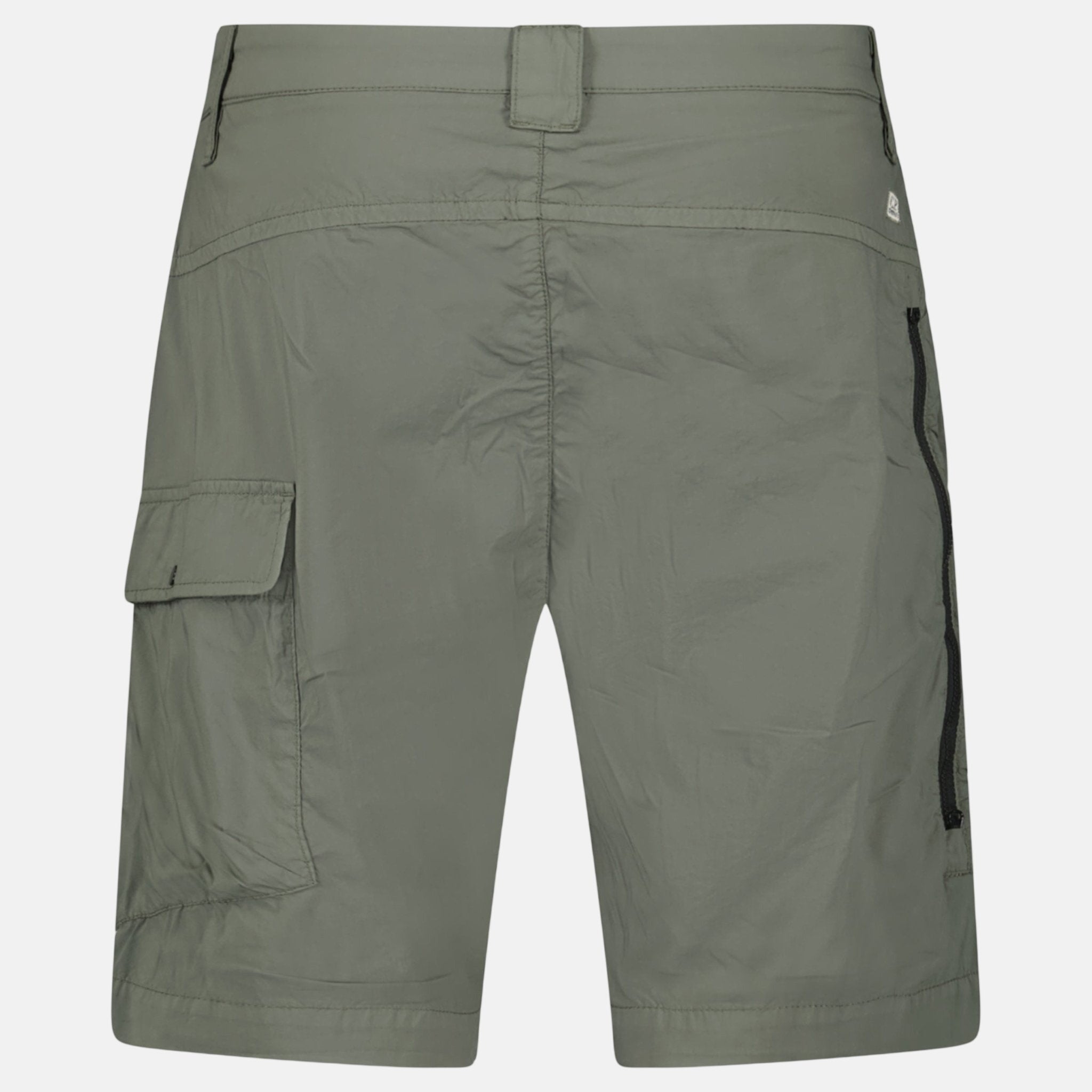 CP Company Stretch Sateen Cargo Shorts Ivy Green | Studio DOS