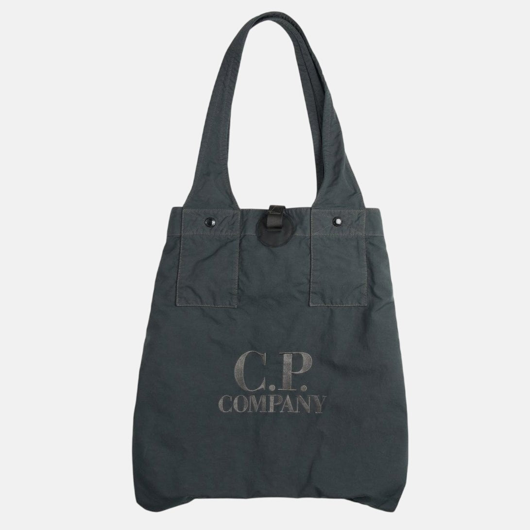 CP Company Twill Left Hand Logo Bag Smoked Pearl | Studio DOS