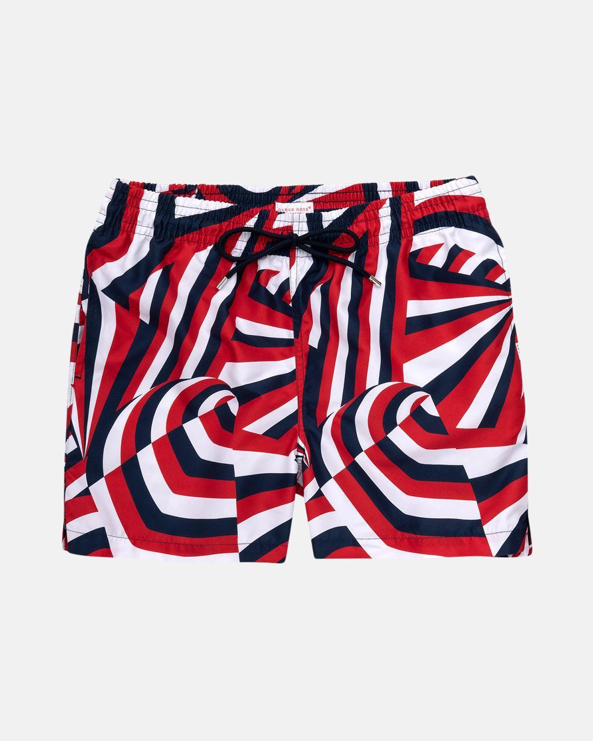 DEREK ROSE MAUI 28 SWIM SHORTS RED | Studio DOS