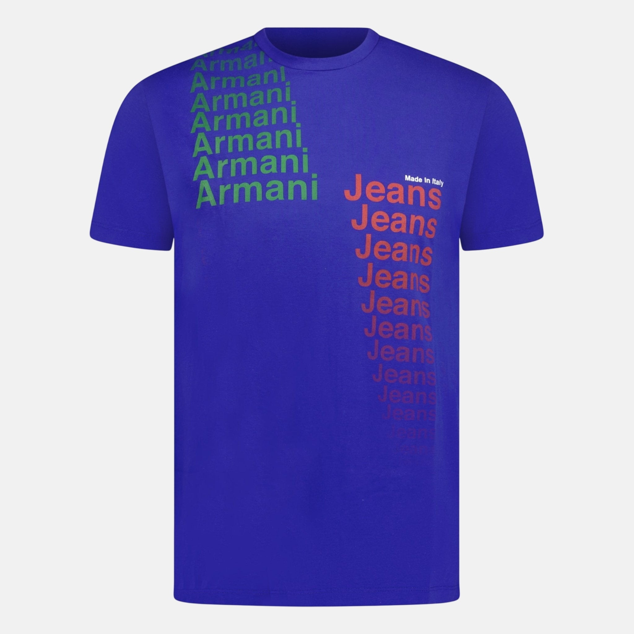 Emporio Armani Logo T-Shirt Blue | Studio DOS