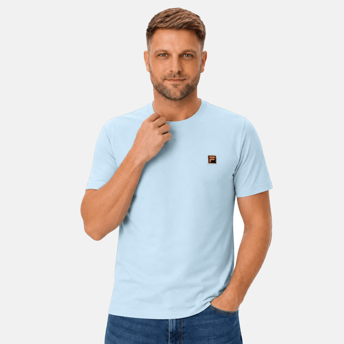 Fila Gold Yaxley 4 Premium T-Shirt Sterling Blue | Studio DOS