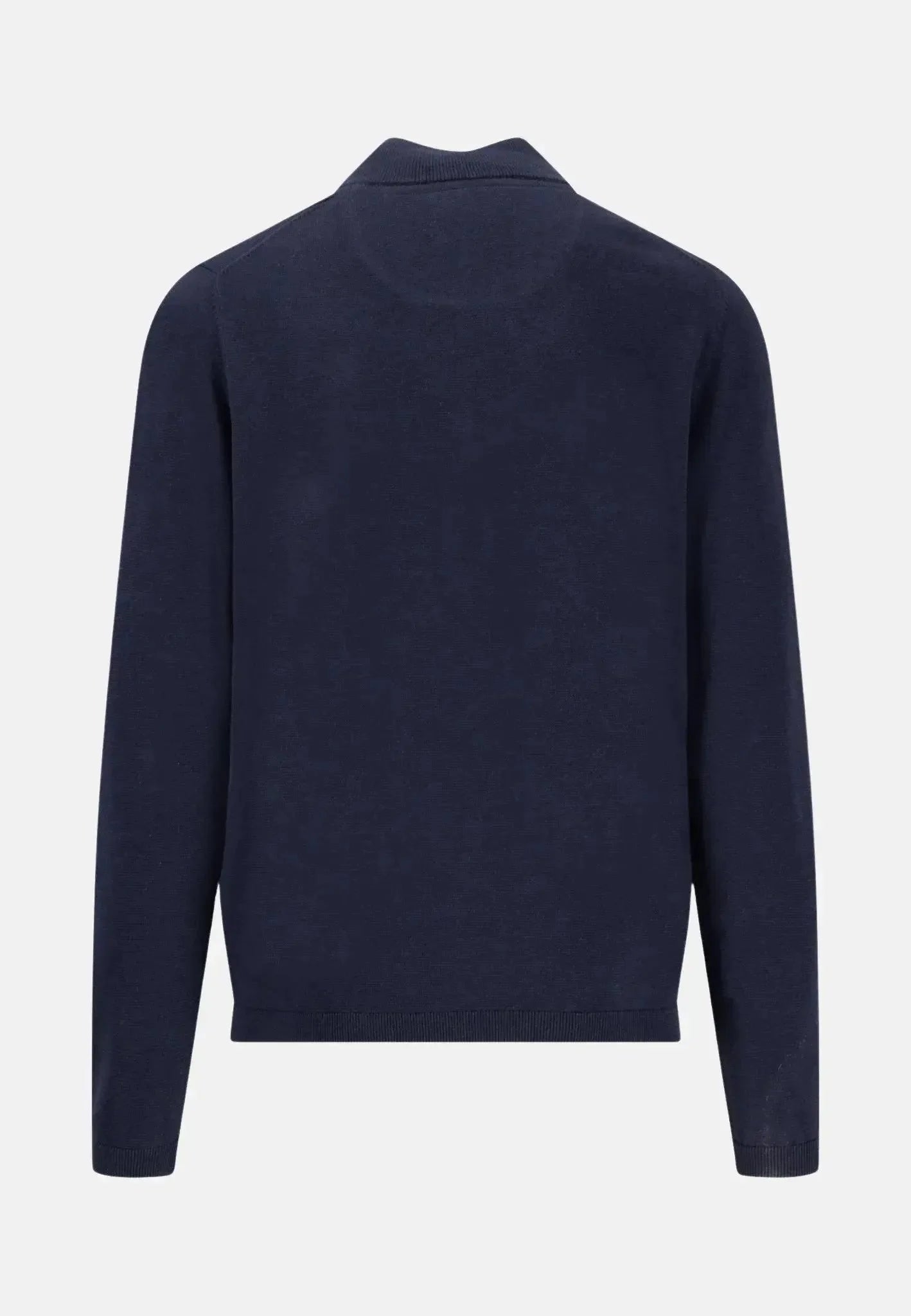 Fynch-Hatton Air Cotton 1/4 Zip Knit Navy