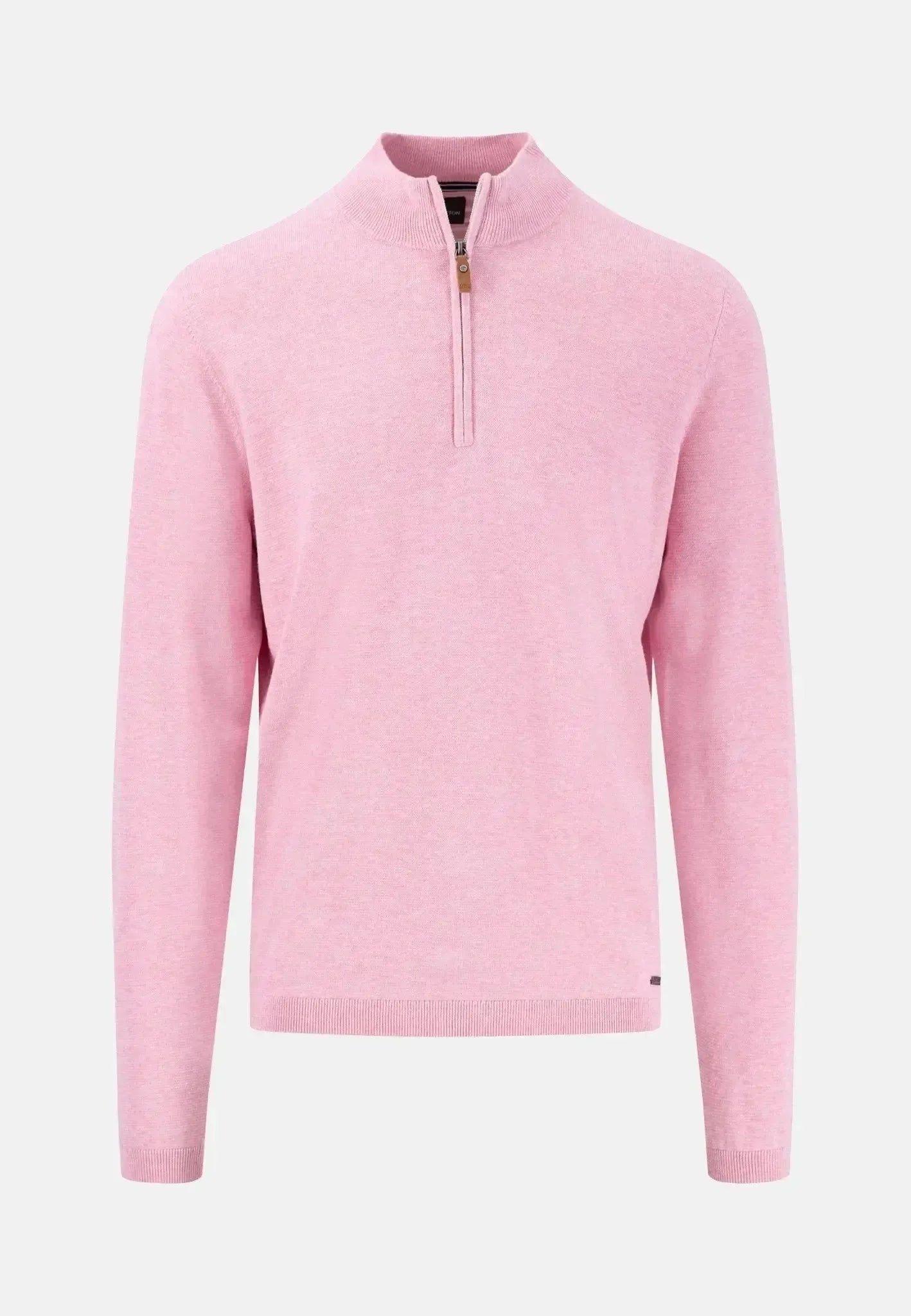 Fynch-Hatton Air Cotton 1/4 Zip Knit Peony | Studio DOS