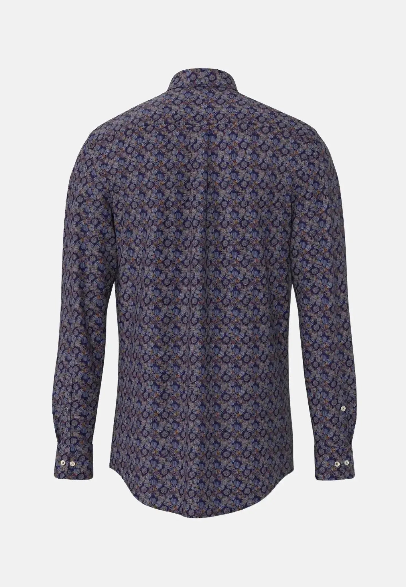 Fynch - Hatton Allover Modern Print Shirt Hazel | Studio DOS