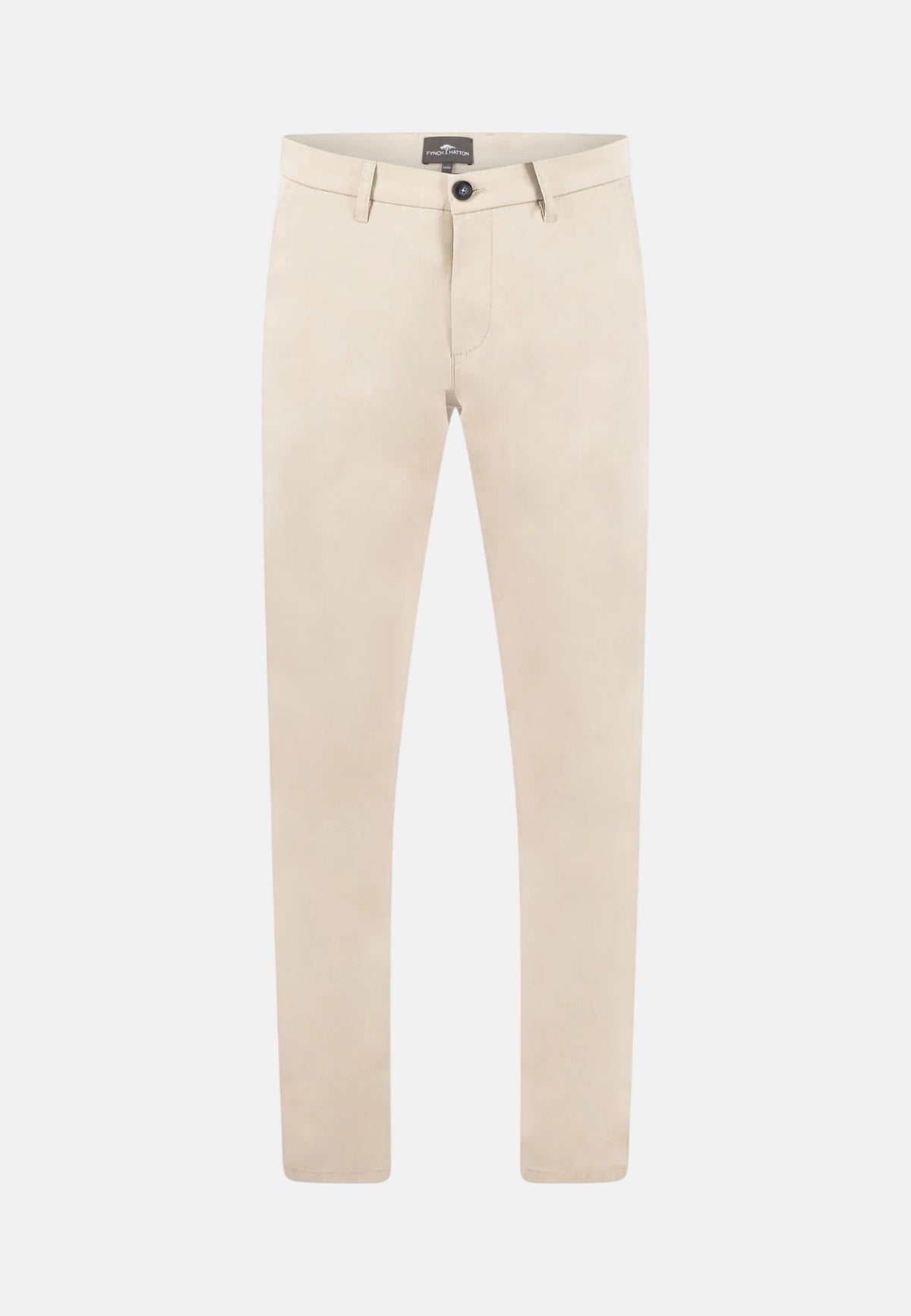 Fynch-Hatton Basic Stretch Cotton Chinos Sand | Studio DOS