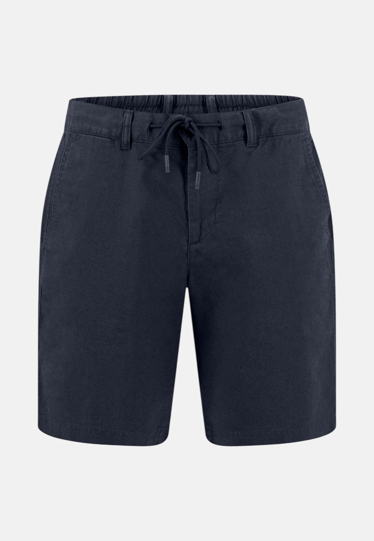 Fynch-Hatton Coli Linen Blend Bermuda Shorts Dark Navy | Studio DOS