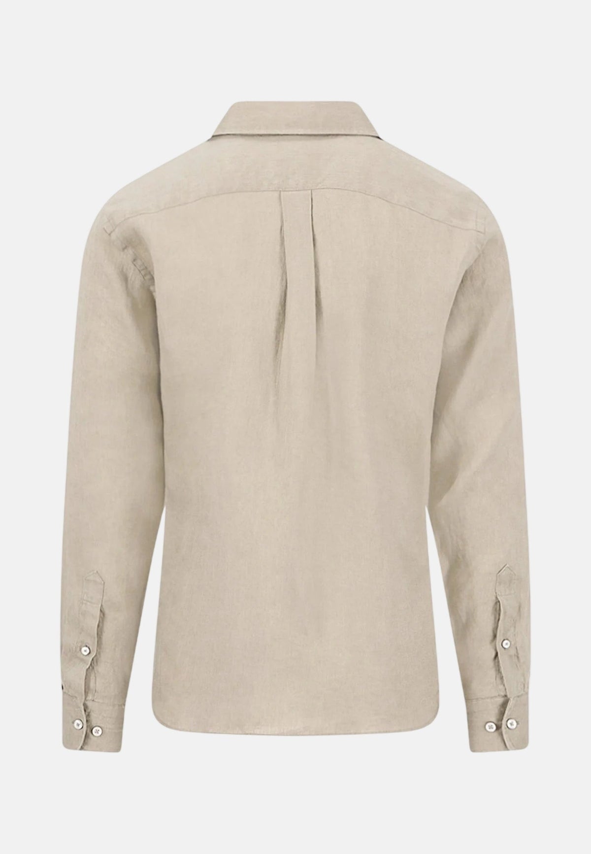 Fynch-Hatton Kent Collar Pure Linen Shirt Sand | Studio DOS