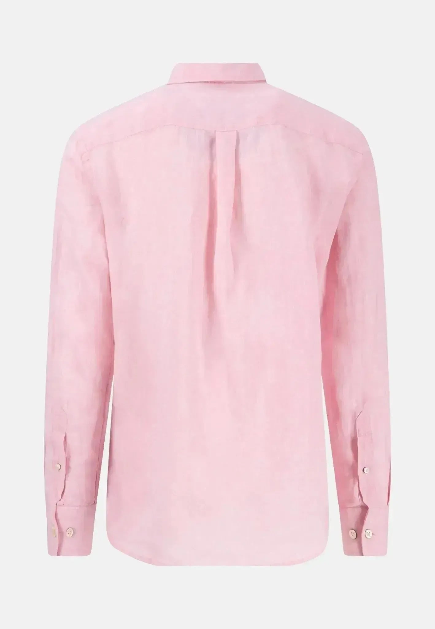 Fynch - Hatton Mens Button Down Linen Shirt Peony | Studio DOS