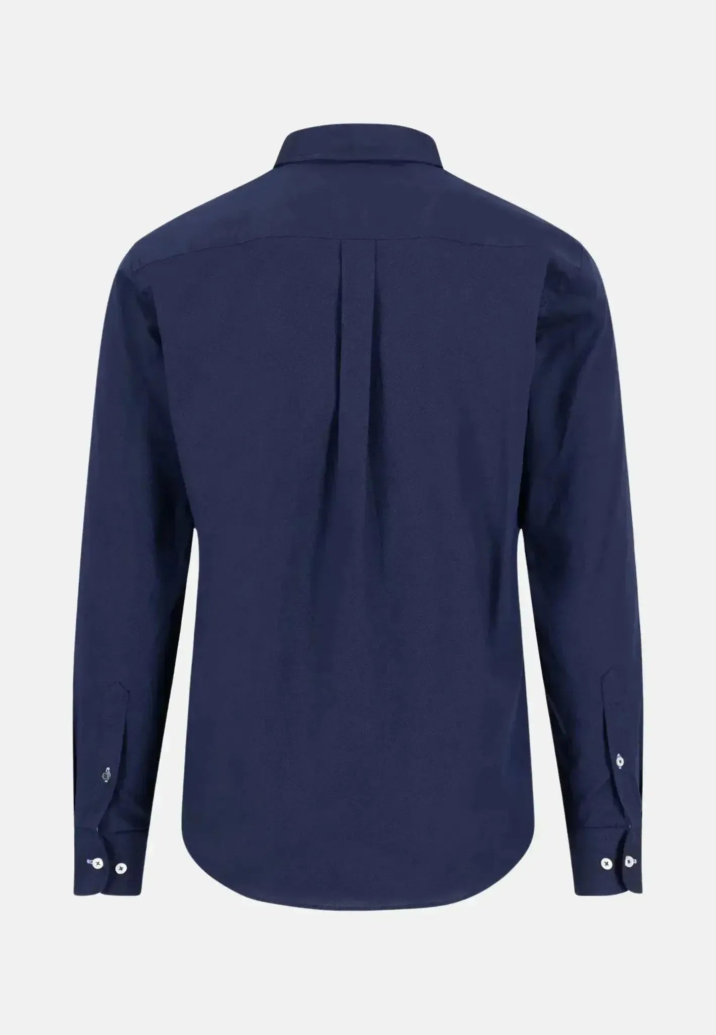 Fynch - Hatton Mens Essential Textured Dobby Shirt Navy | Studio DOS