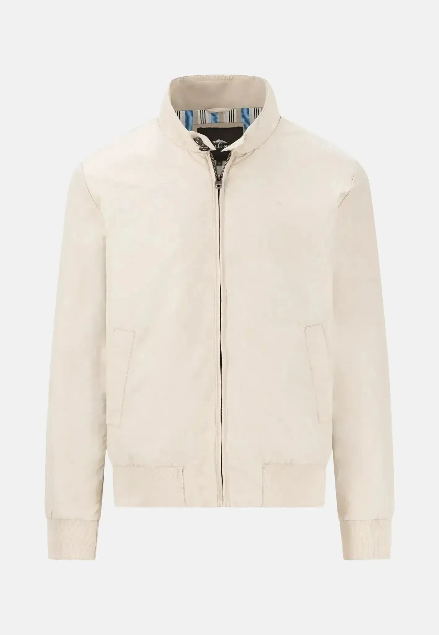 Fynch - Hatton Mens Harrington Jacket Stone | Studio DOS