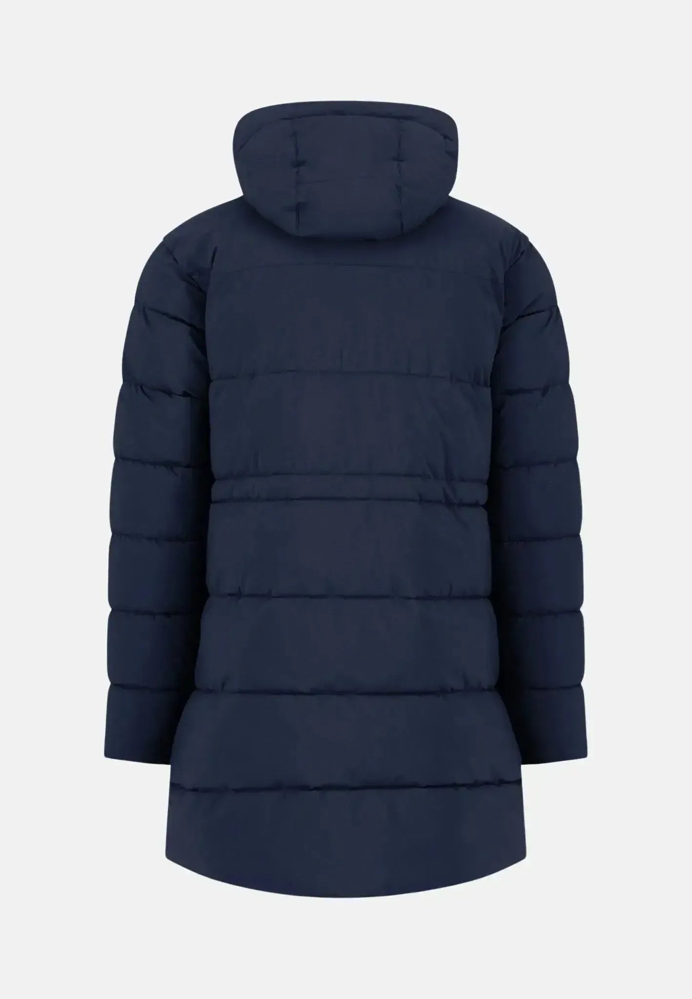 Fynch - Hatton Mens Hooded Full Length Puffer Coat Navy | Studio DOS