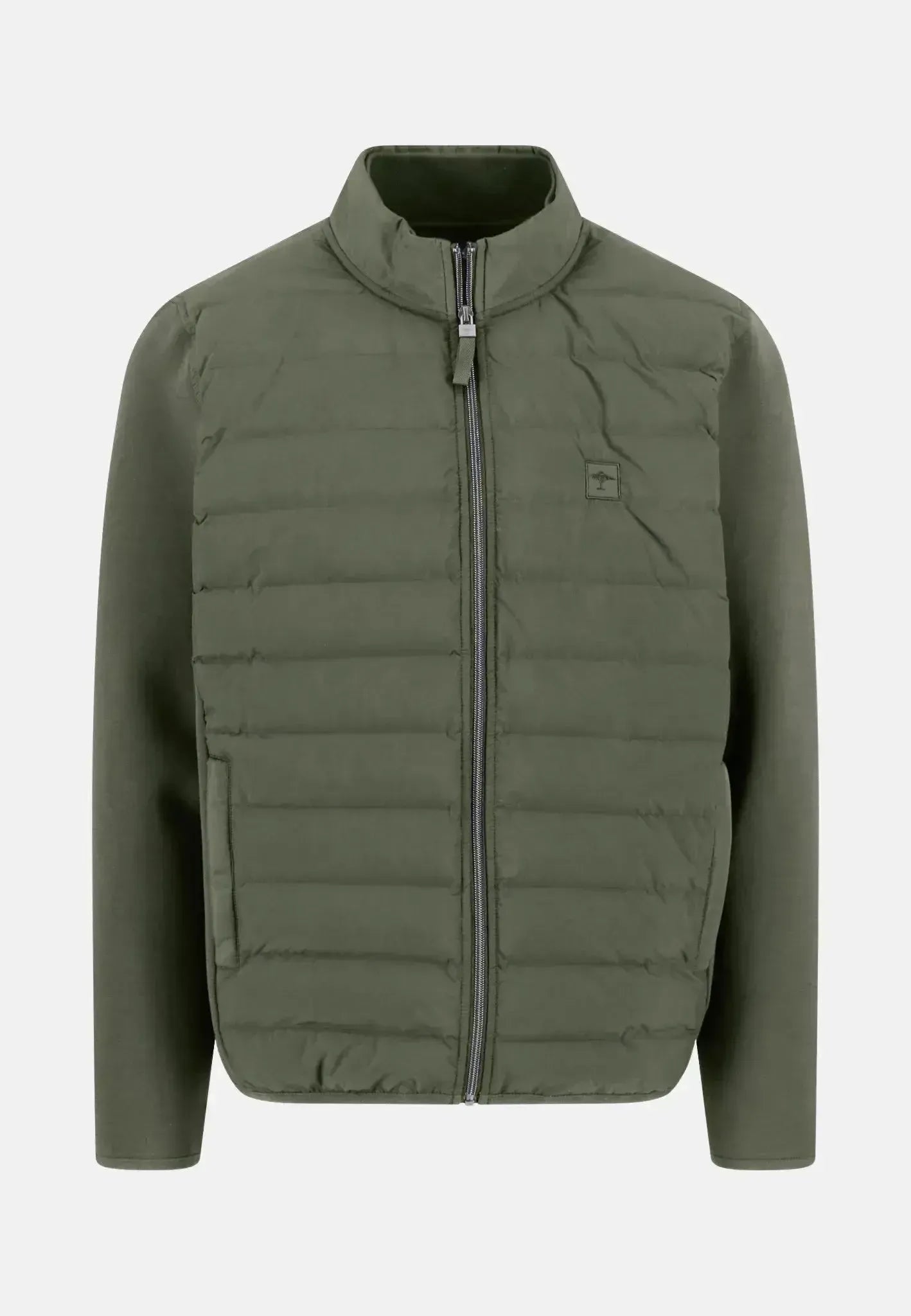 Fynch - Hatton Mens Hybrid Puffer Jacket Dusty Olive | Studio DOS