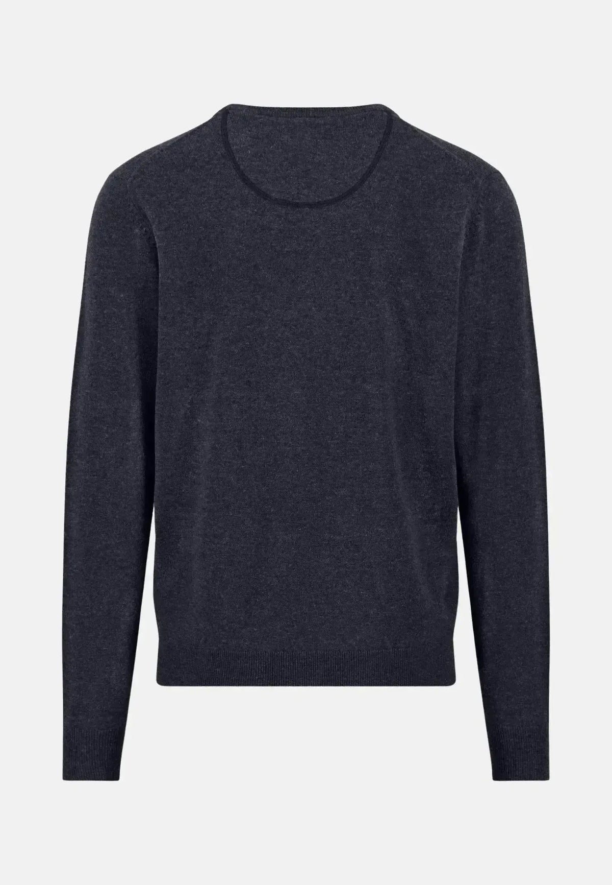 Fynch - Hatton Mens Pure Lambswool V - Neck Knit Navy | Studio DOS