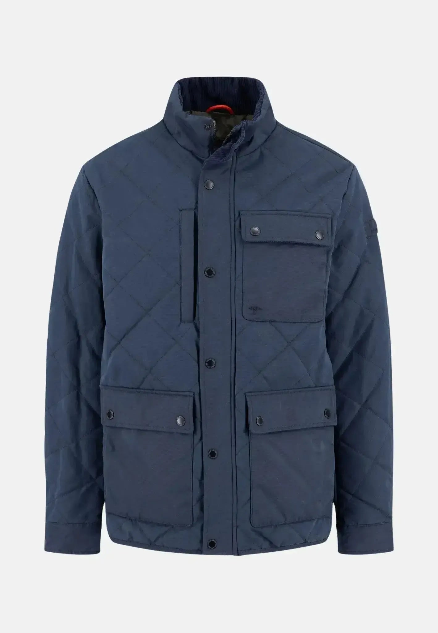 Fynch - Hatton Mens Quilted Field Jacket Dark Navy | Studio DOS