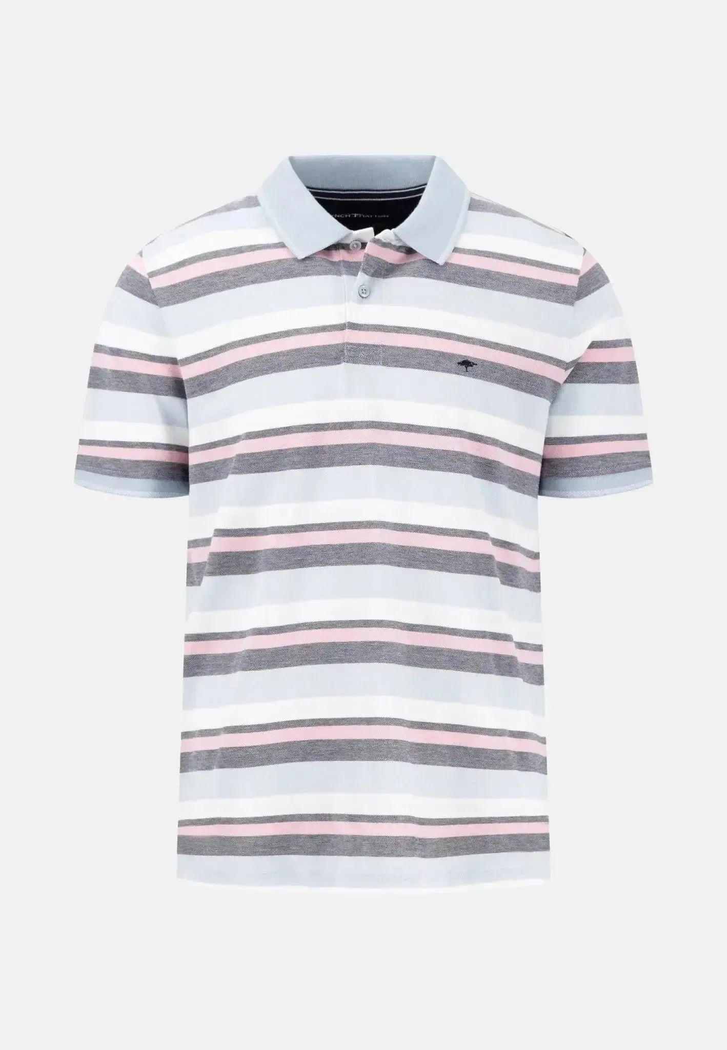 Fynch - Hatton Mens Striped Casual Fit Polo Shirt Summer Breeze | Studio DOS