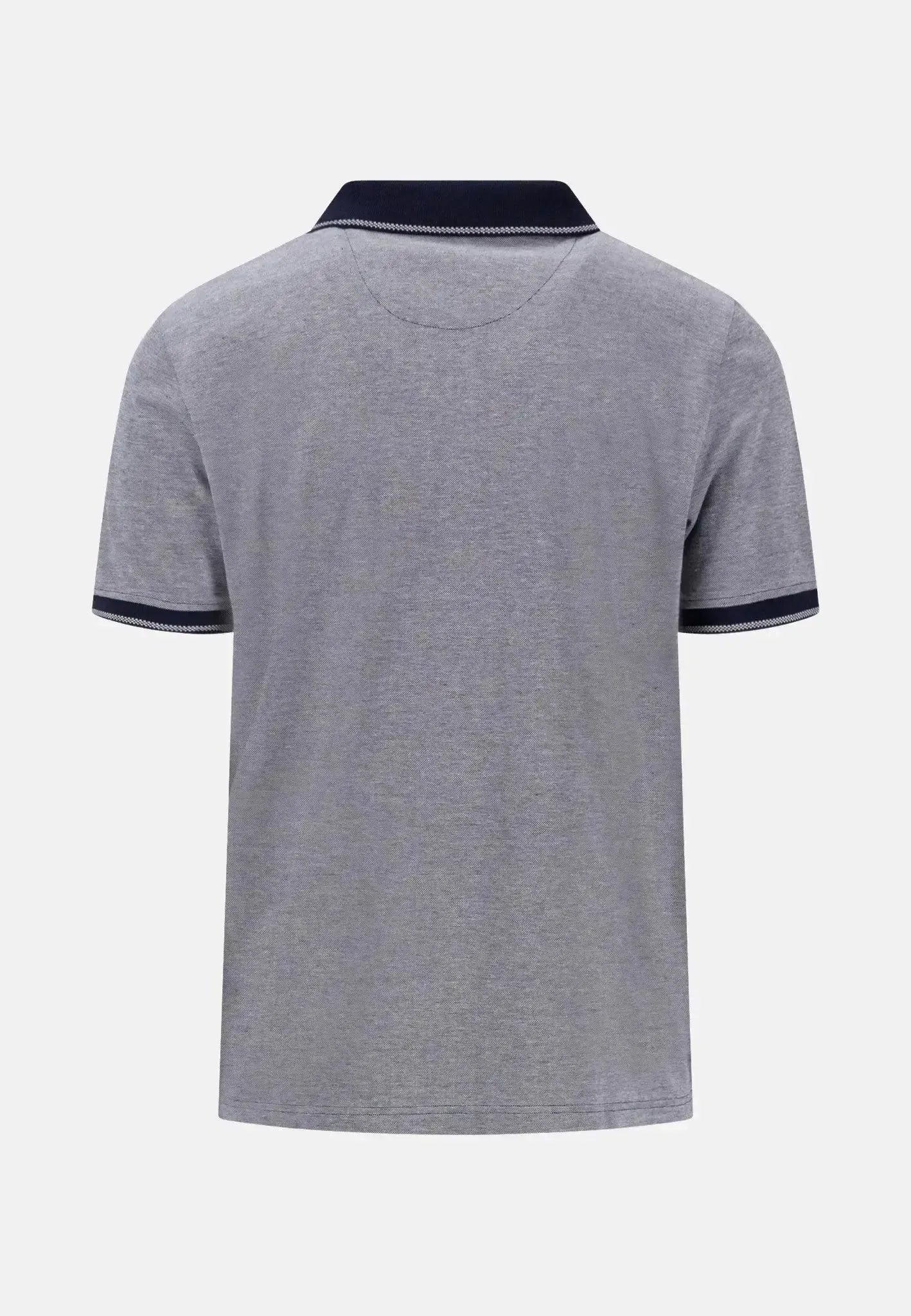 Fynch - Hatton Mens Two Tone Pique Polo Shirt Navy | Studio DOS