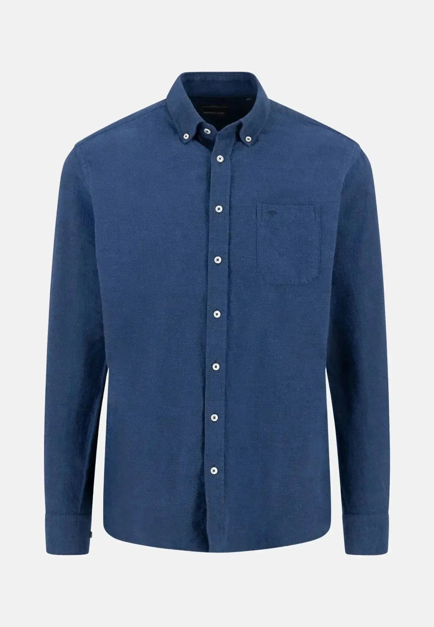 Fynch - Hatton Mens Winter Solid Button Down Shirt Navy | Studio DOS