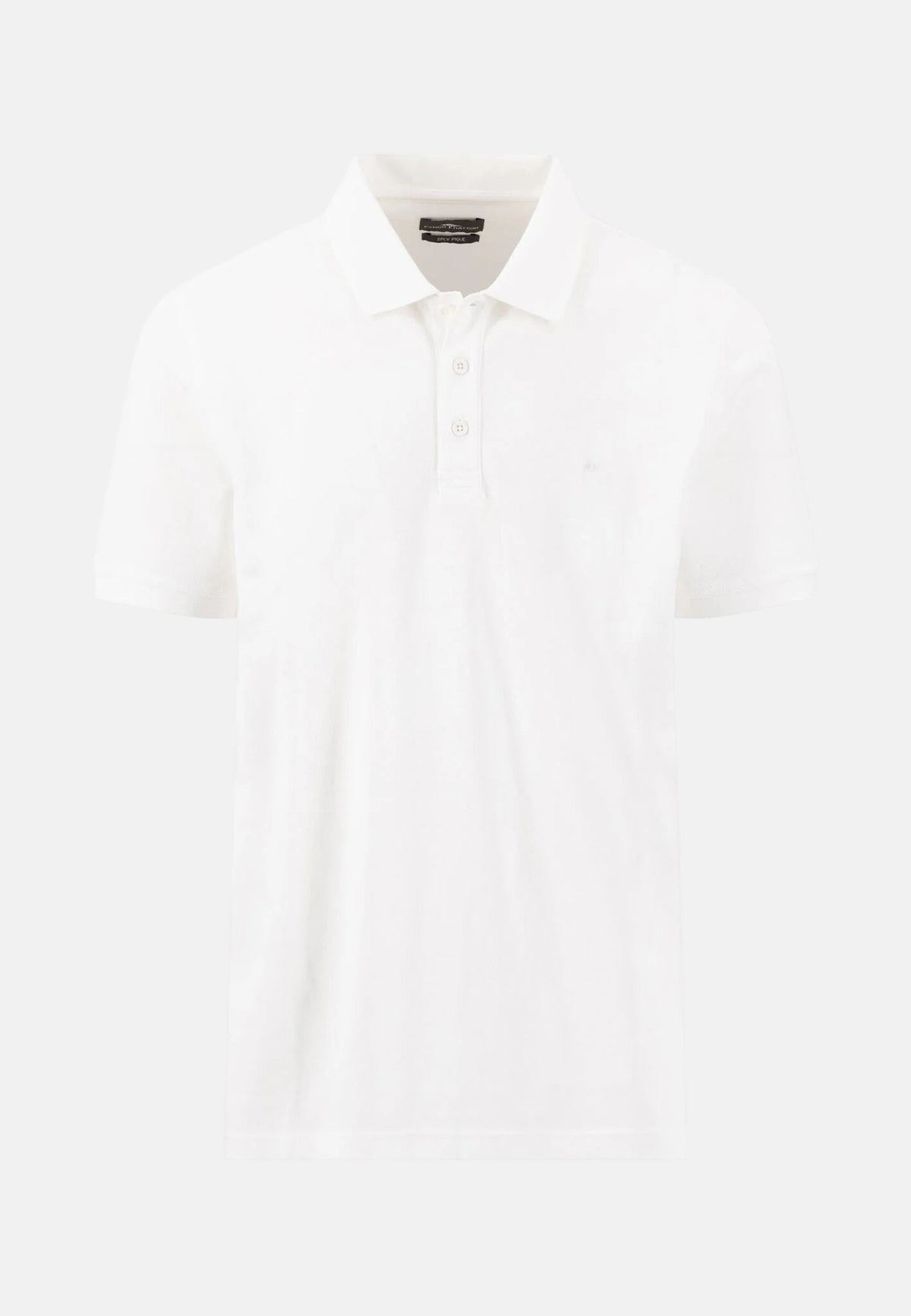 Fynch-Hatton Premium Cotton 2-Ply Polo Shirt White | Studio DOS