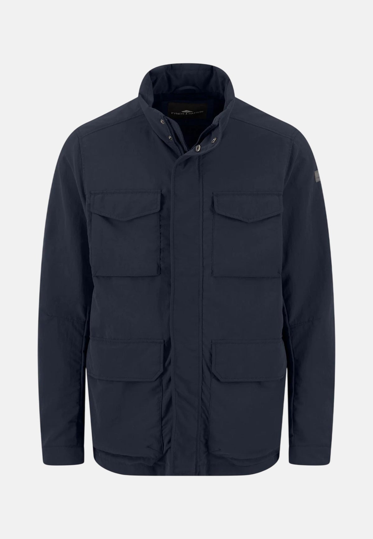 Fynch-Hatton Stand Collar Field Jacket Dark Navy | Studio DOS