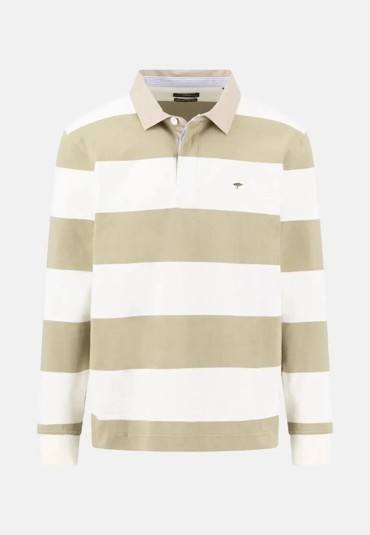 Fynch-Hatton Striped Rugby Shirt New Off White | Studio DOS