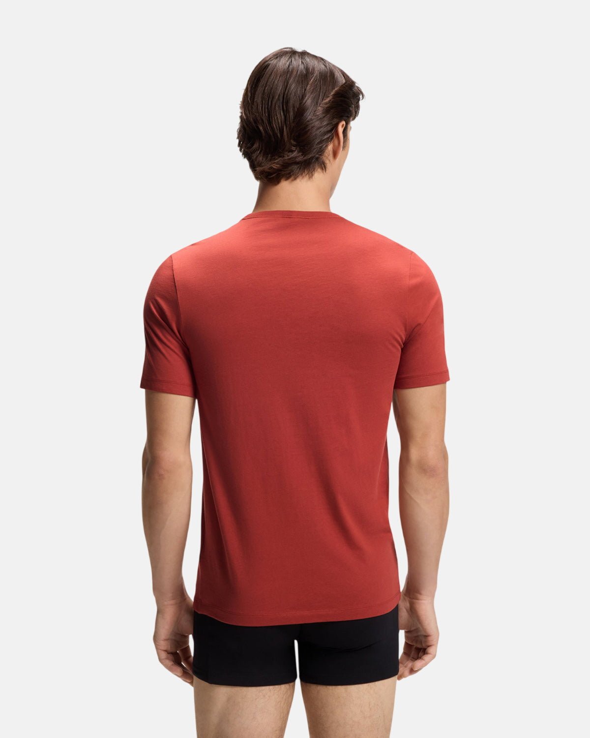 HUGO 3-PACK COTTON T-SHIRTS WHITE BEIGE RED | Studio DOS