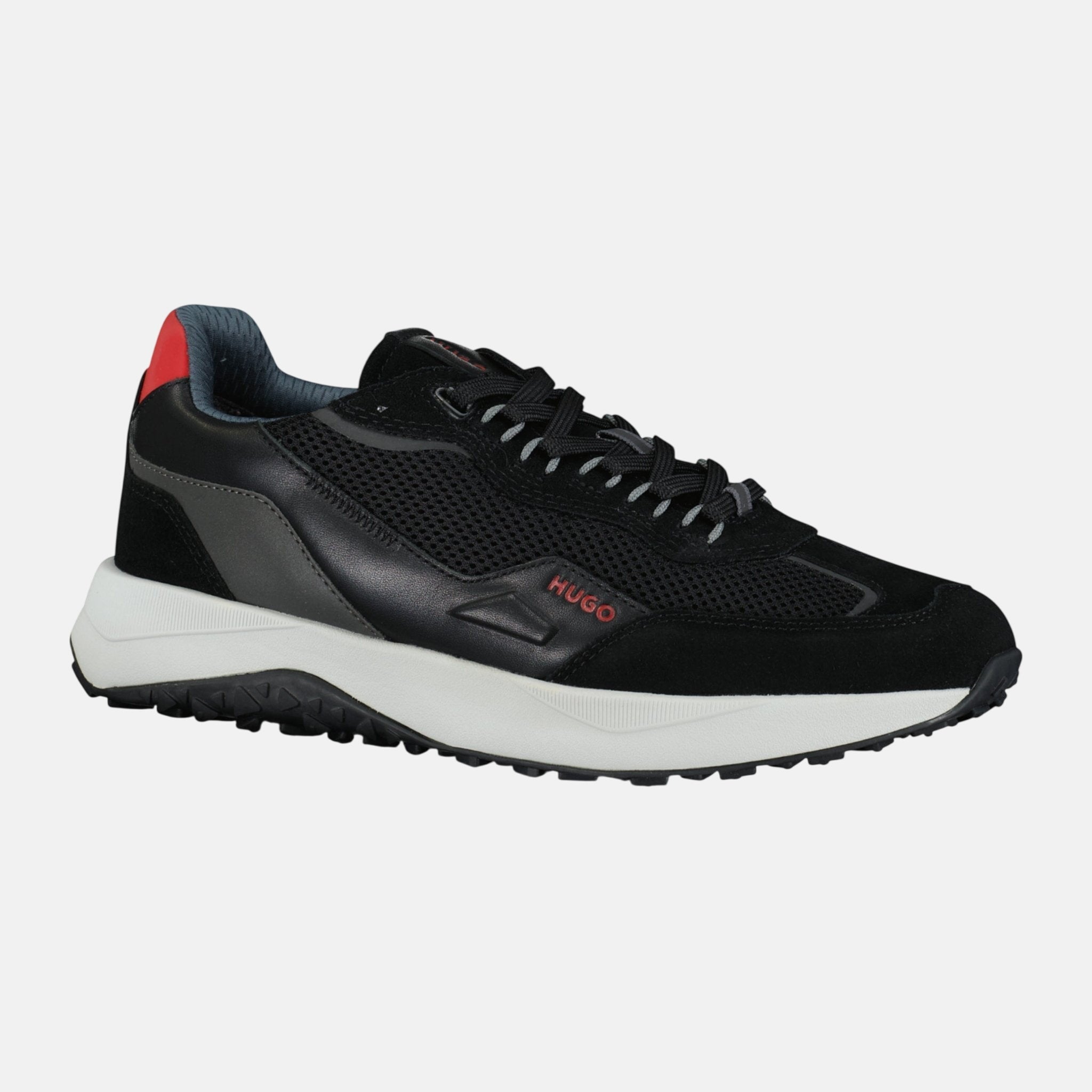 HUGO 'Kane' Trainers Black Red White | Studio DOS