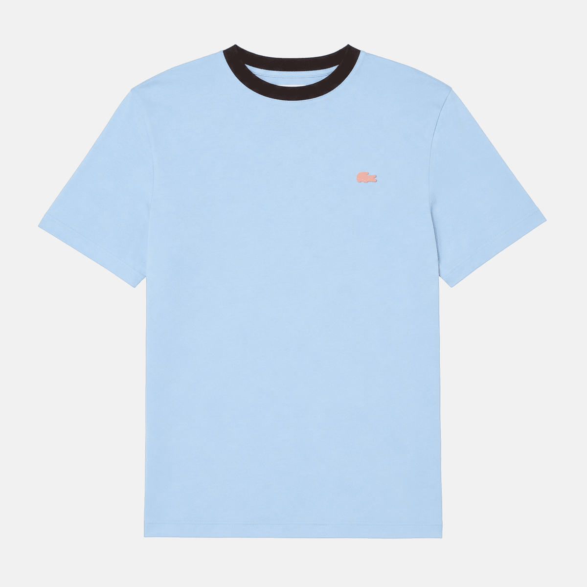 Lacoste Classic Fit Contrast Colour T-Shirt Powder Blue | Studio DOS