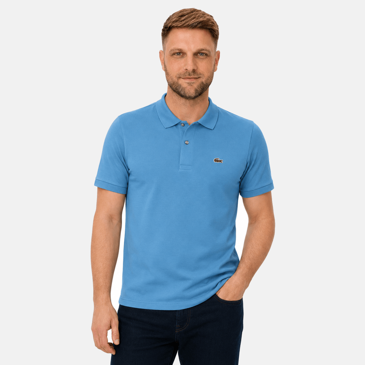 Lacoste Classic Fit Polo Shirt Azure Blue | Studio DOS