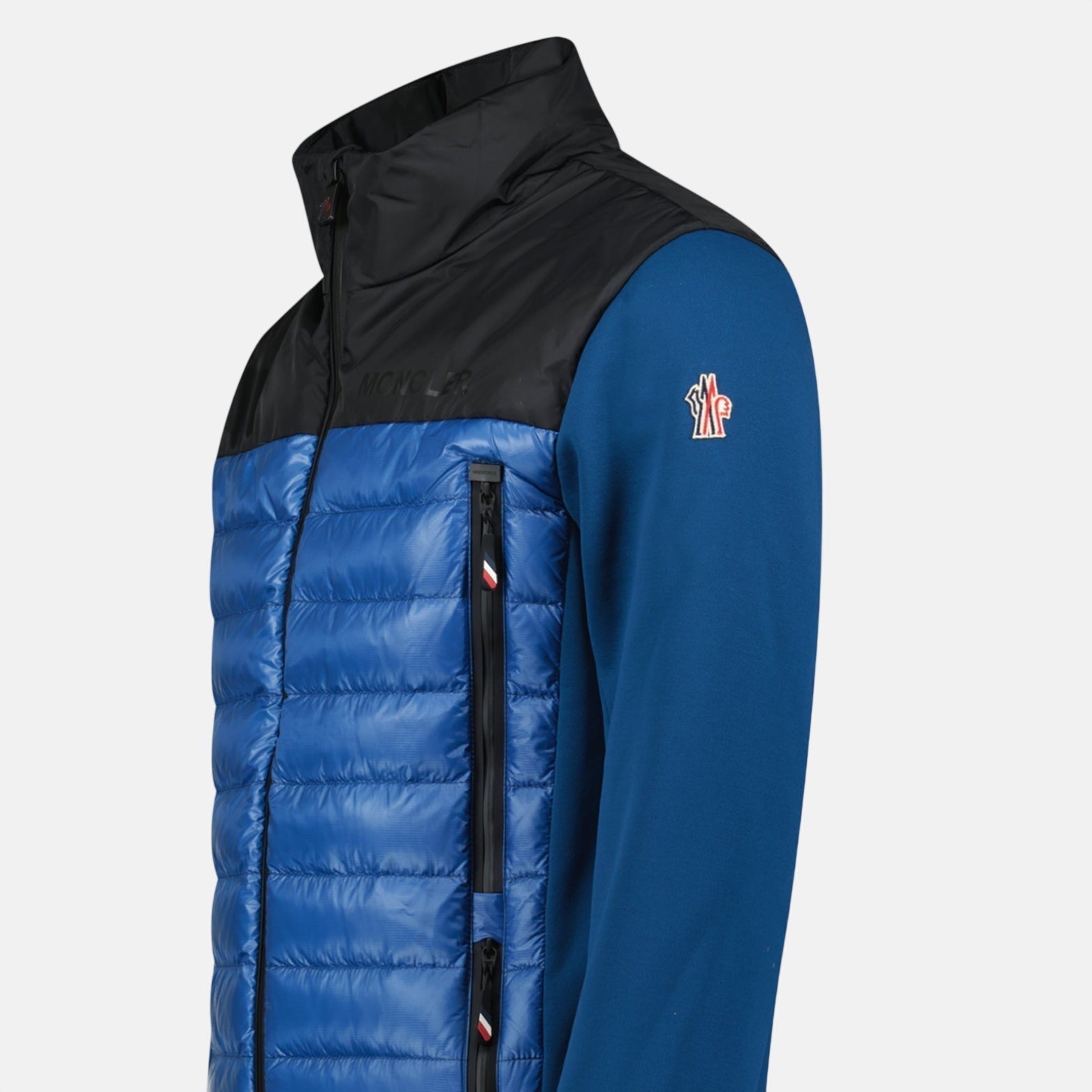 Moncler Grenoble Hybrid Ski Jacket Blue Black | Studio DOS