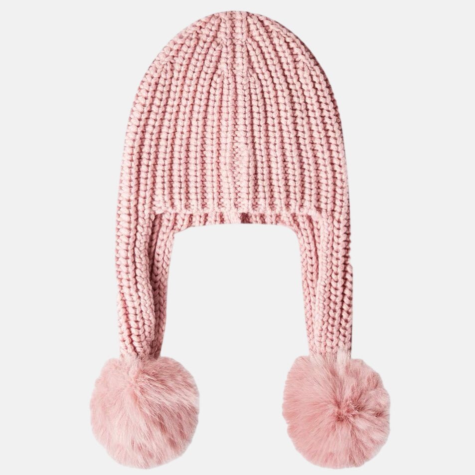 Moncler Womens 'Berretto' Beanie Bobble Hat Pink | Studio DOS