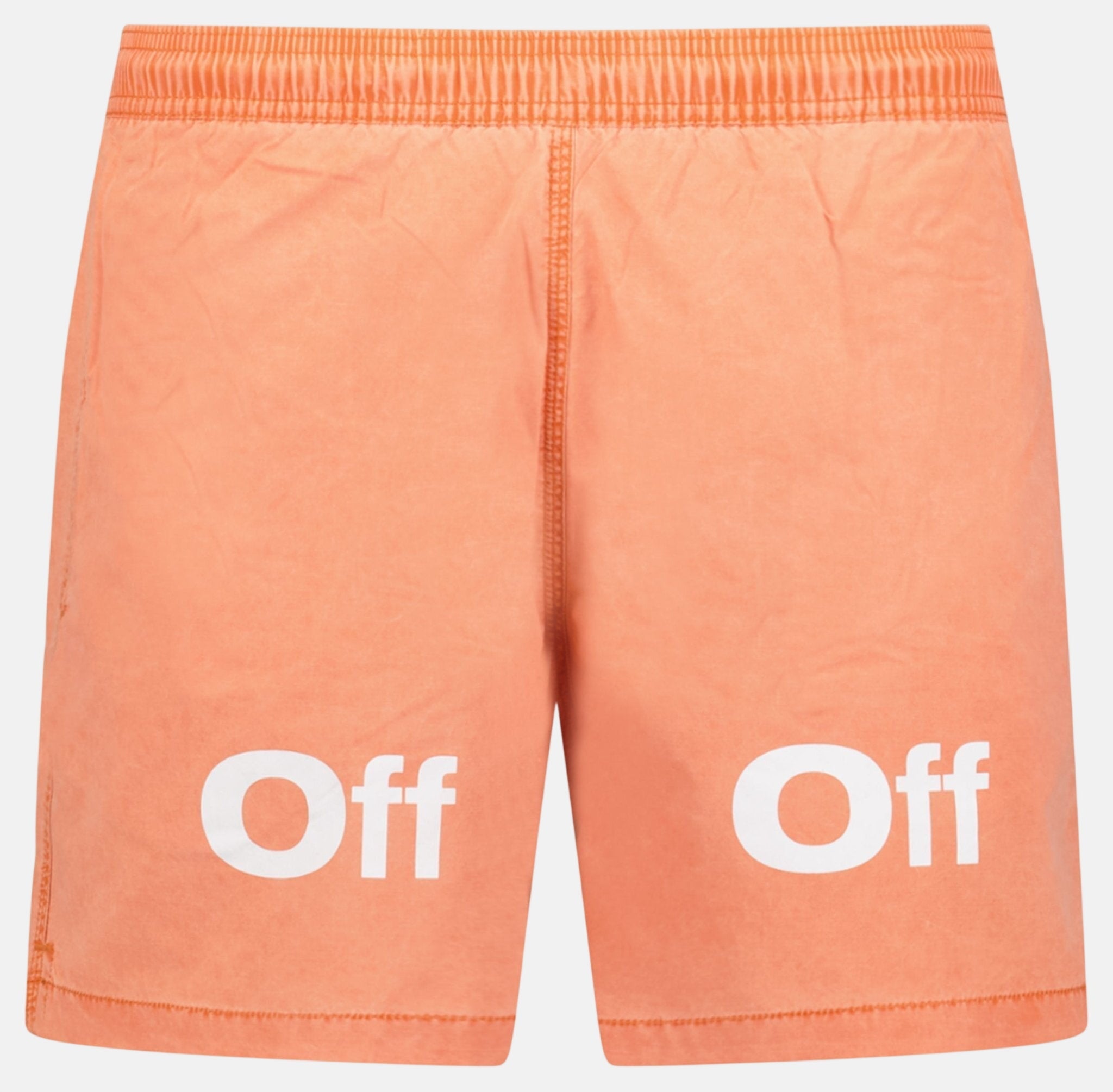 Off - White Bounce Off Sunset Swim Shorts Orange White | Studio DOS
