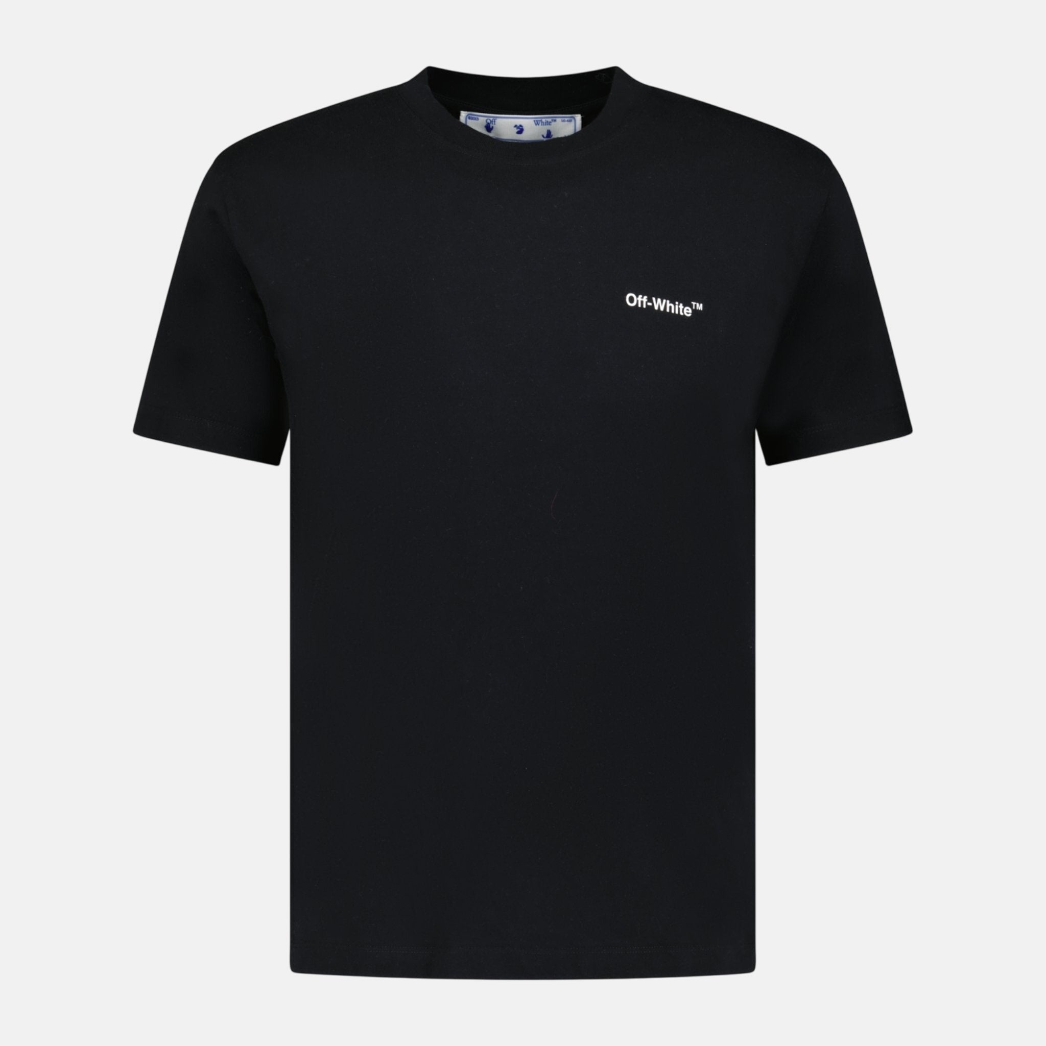 Off - White Chain Logo T-Shirt Black | Studio DOS