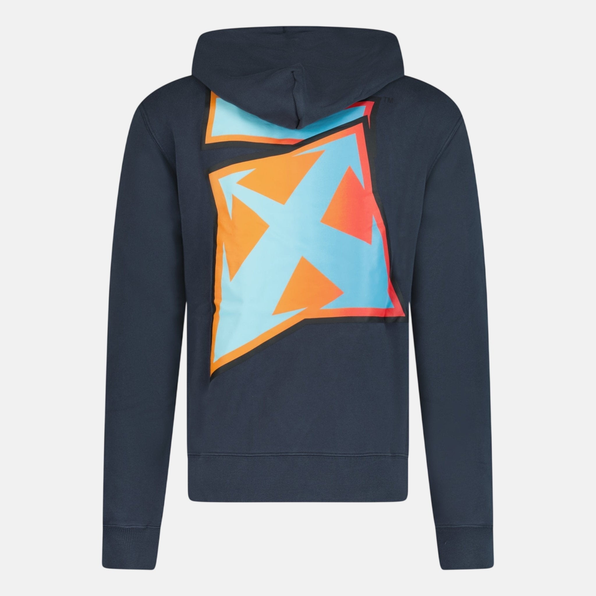 Off - White Degrade Thunder Slim 'Outer Space' Hoodie Navy | Studio DOS