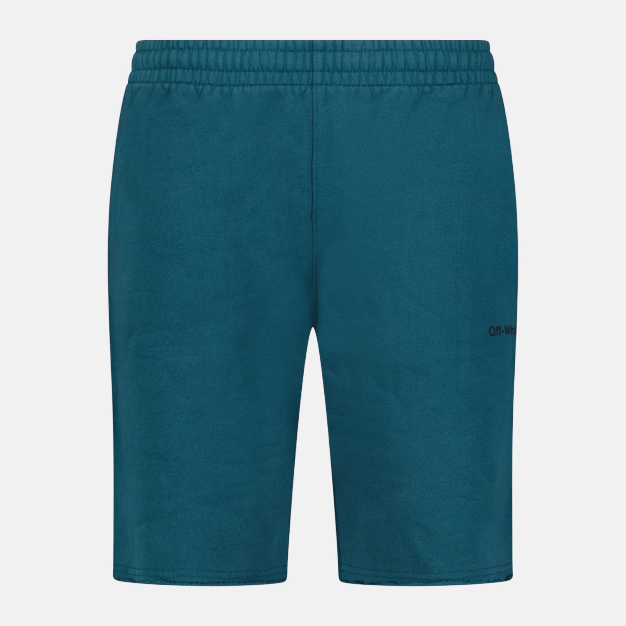Off - White Diag Helvetica Bermuda Shorts Duck Green | Studio DOS