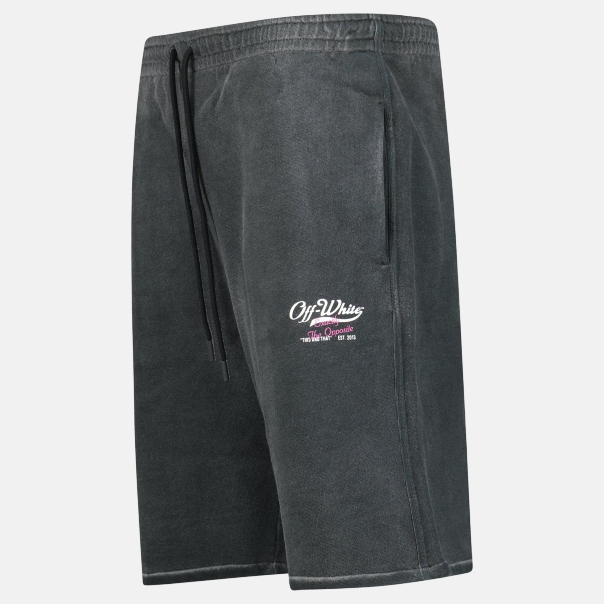 Off - White Wave Off Skate Shorts Black | Studio DOS