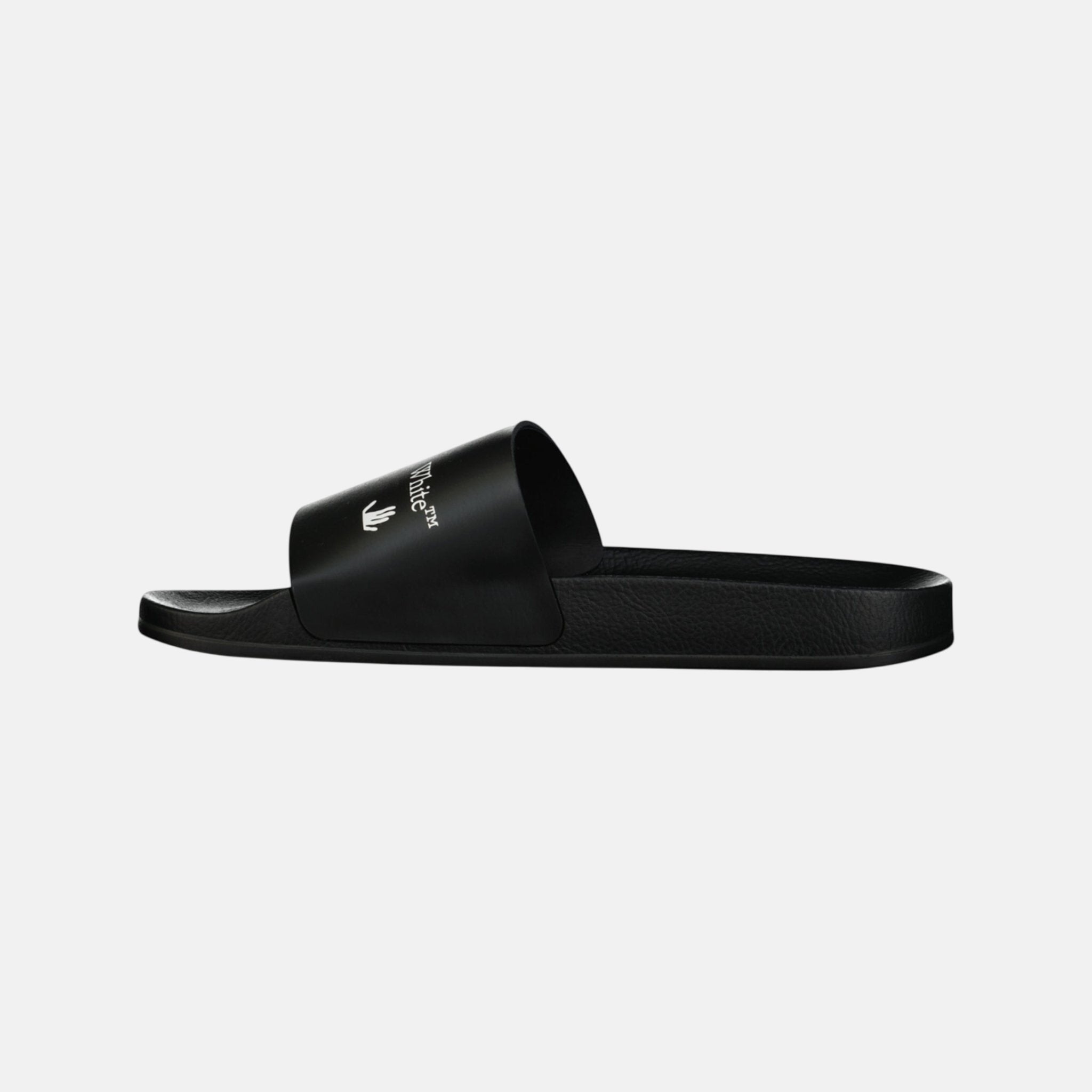 Off - White Womens White Drowning Man Sliders Black | Studio DOS