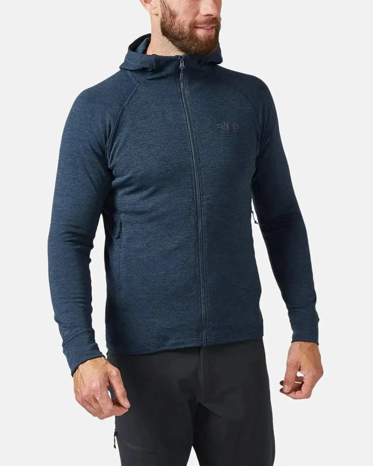 RAB NEXUS ZIP HOODED FLEECE DEEP INK | Studio DOS
