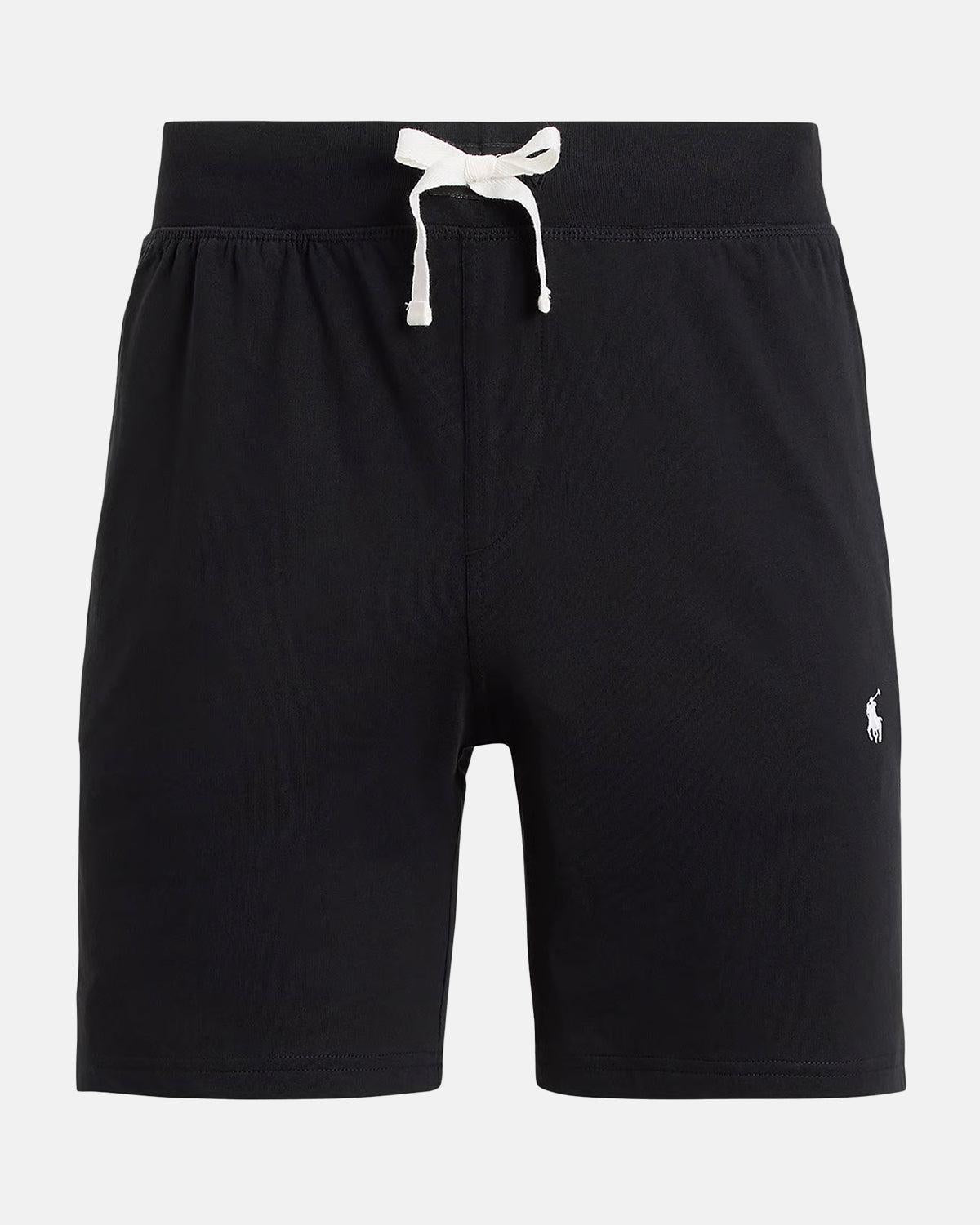RALPH LAUREN COTTON JERSEY SLEEP SHORTS BLACK | Studio DOS