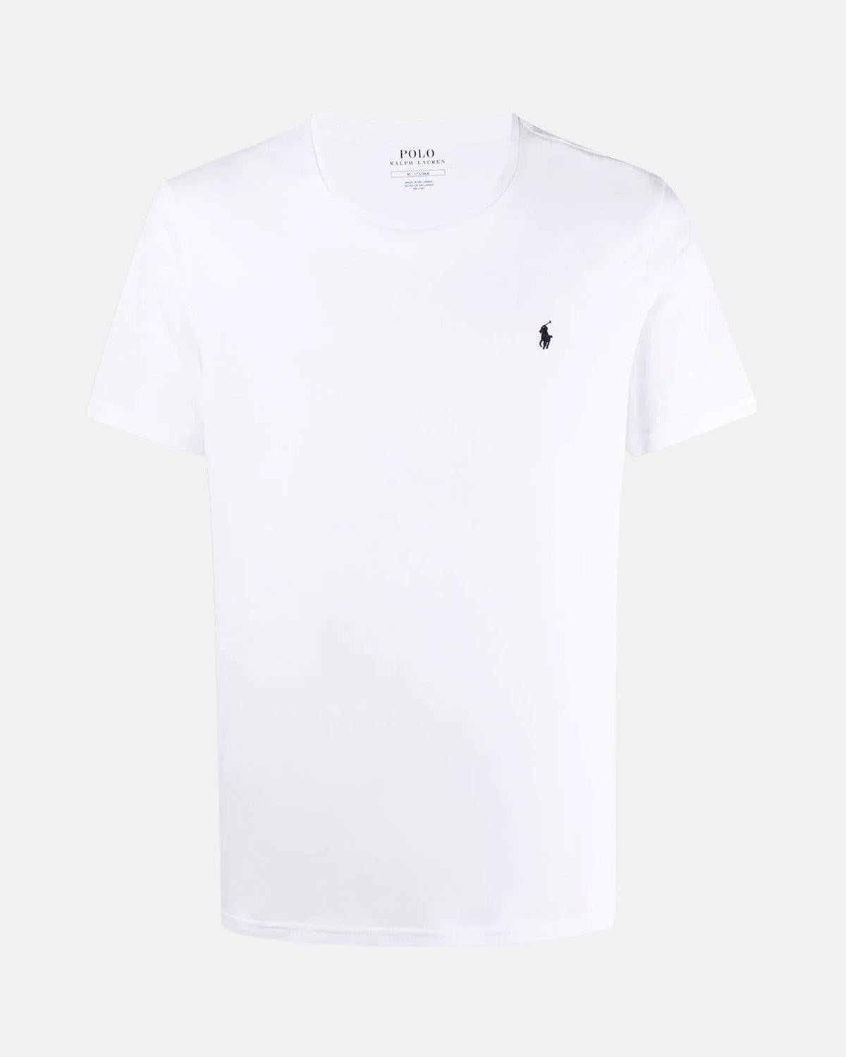 RALPH LAUREN COTTON JERSEY T - SHIRT WHITE | Studio DOS