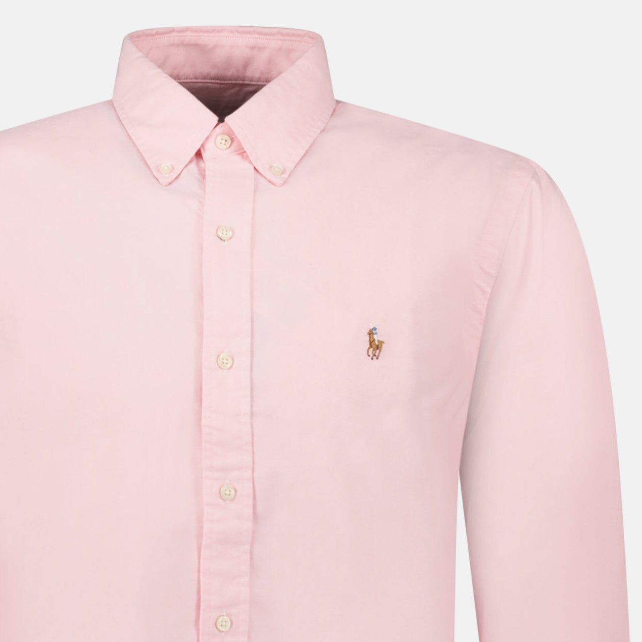 Ralph Lauren Custom Fit Oxford Shirt Pink | Studio DOS