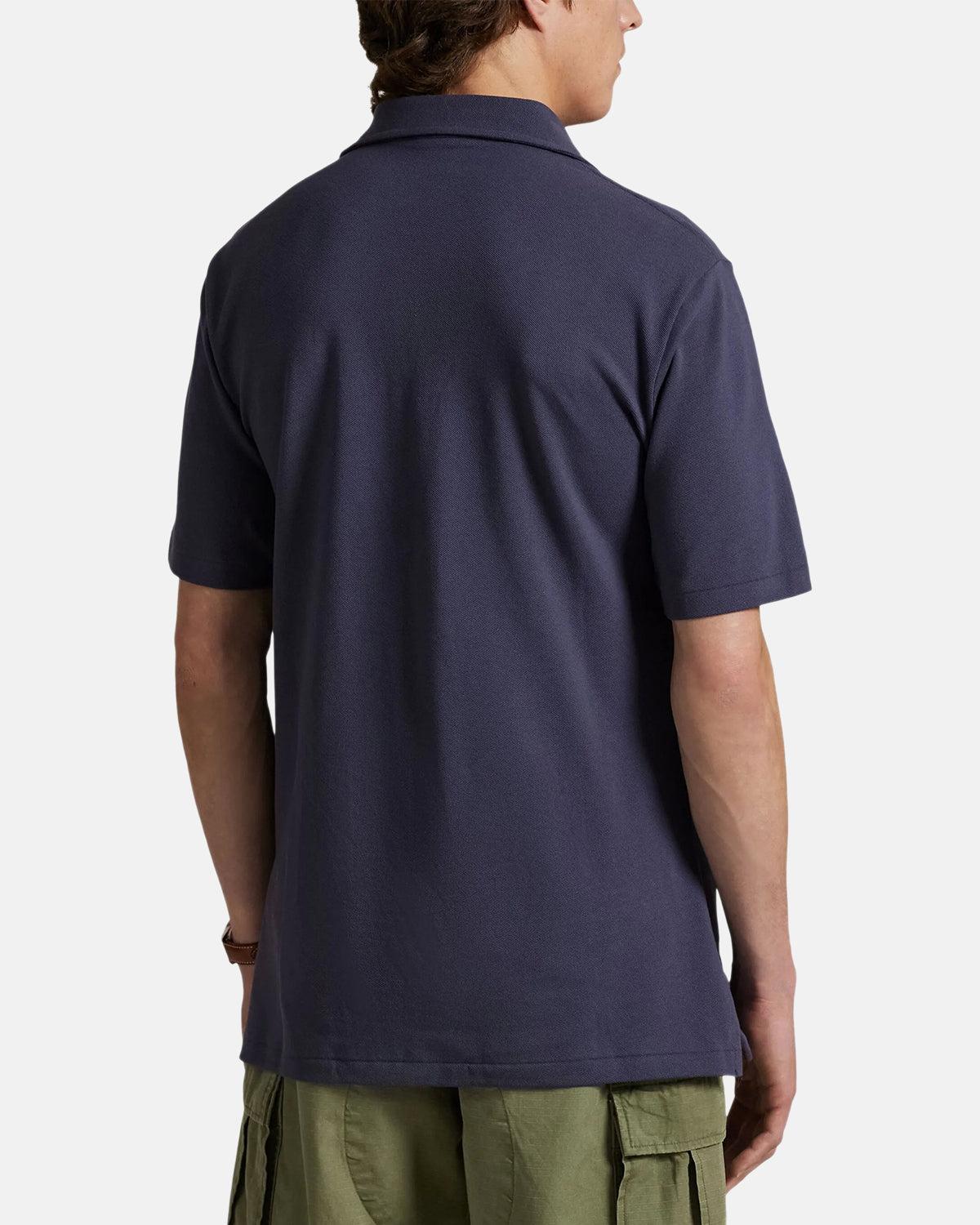RALPH LAUREN CUSTOM SLIM FIT POLO BEAR POLO SHIRT FADED BLUE HRTG BEAR | Studio DOS
